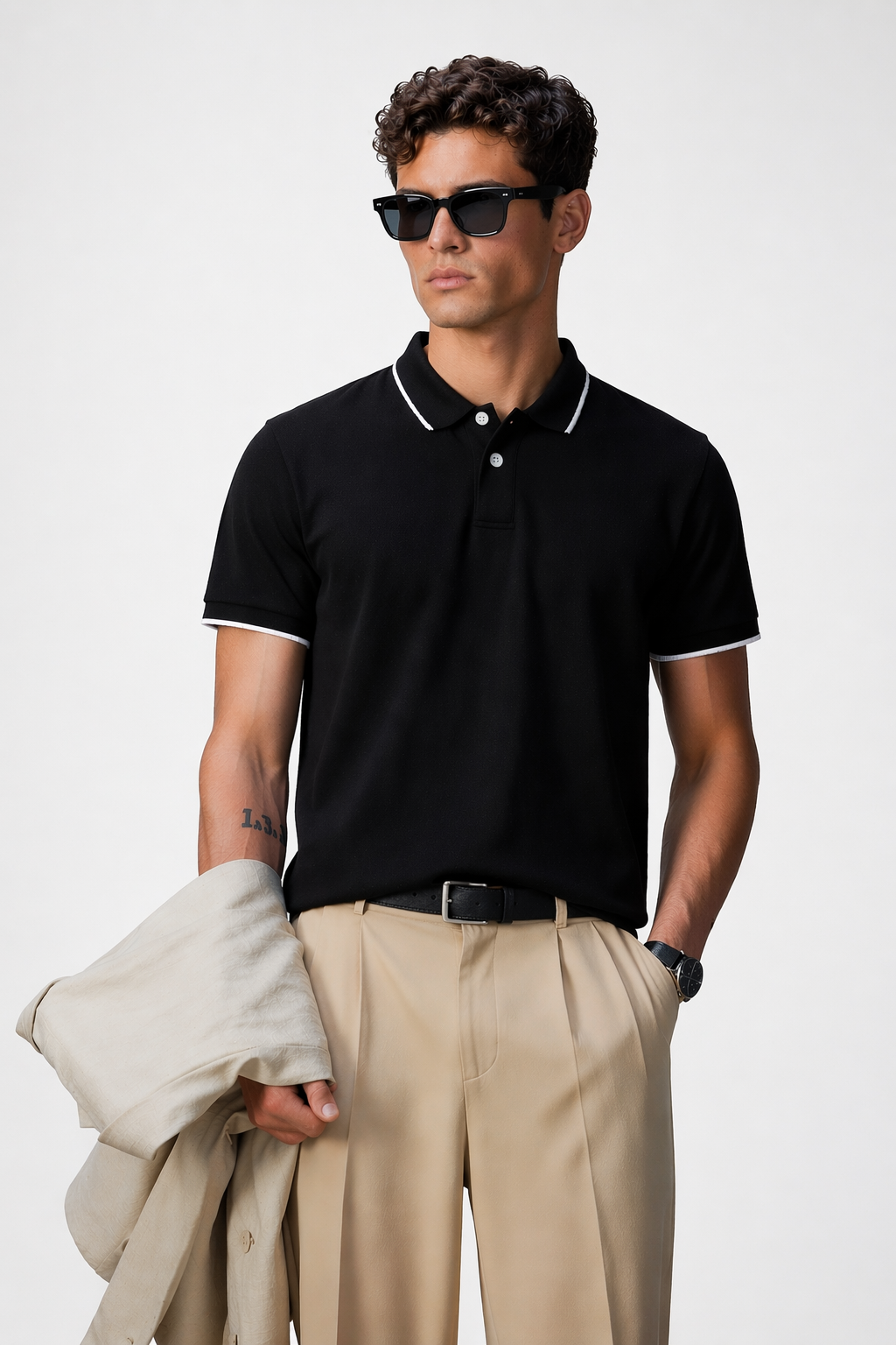 t*u様 OBSIDIAN REGULER FIT ポロシャツ GQ SHOP別注】ビッグ ポロ 100/2 スーピマ スムース